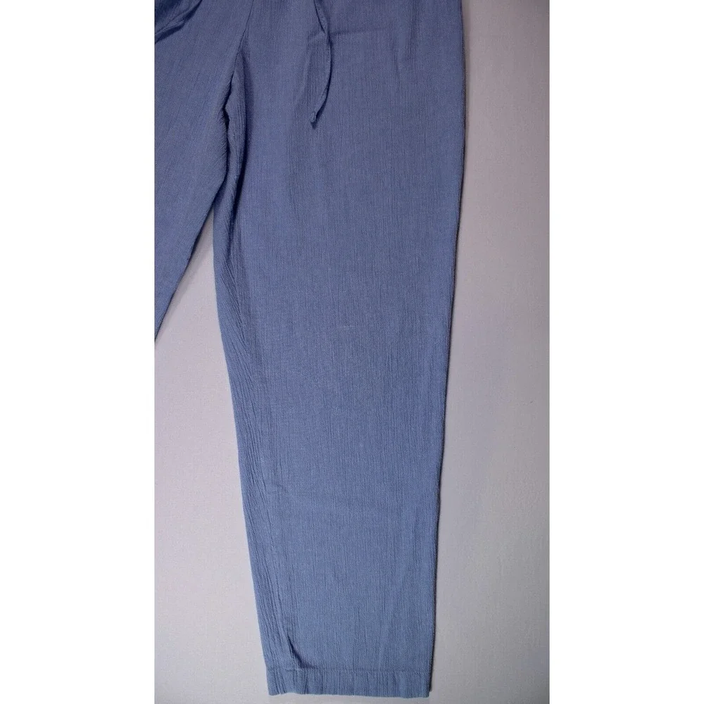 Alfred Dunner Pants Womens Size 12 Blue Pull‎ On Pants  - (26.5 x 26)